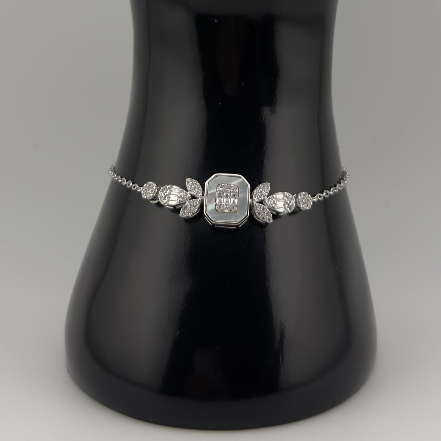 Parure diamantée quatre pièce en Argent 925 & Zirconium