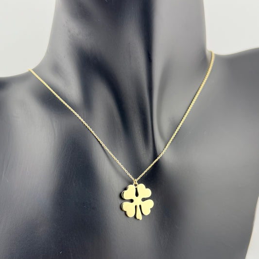 Collier trèfle à quatre feuilles en Or 750 (18 carats) Oreen