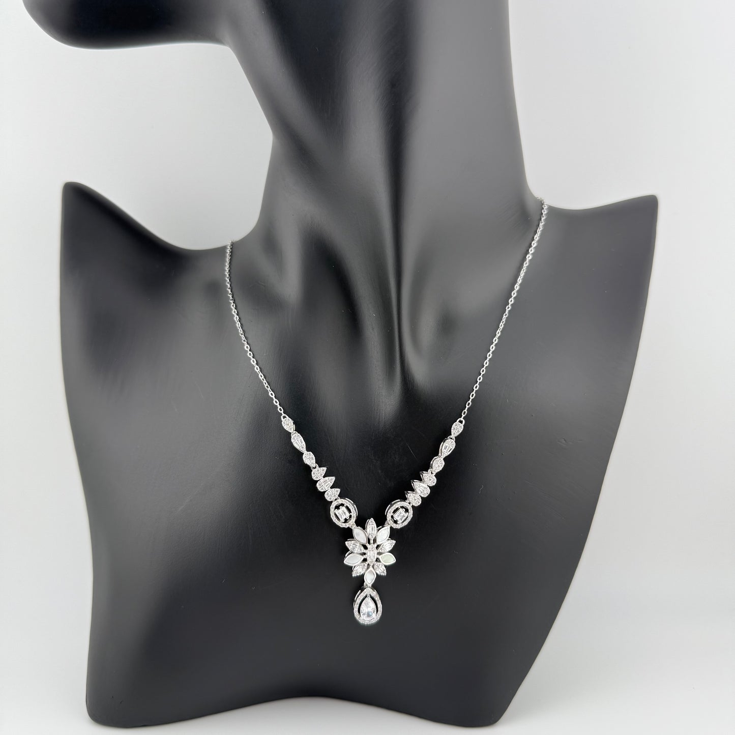 Parure l’éclat du diamant trois pièces en Argent 925 & Zirconium