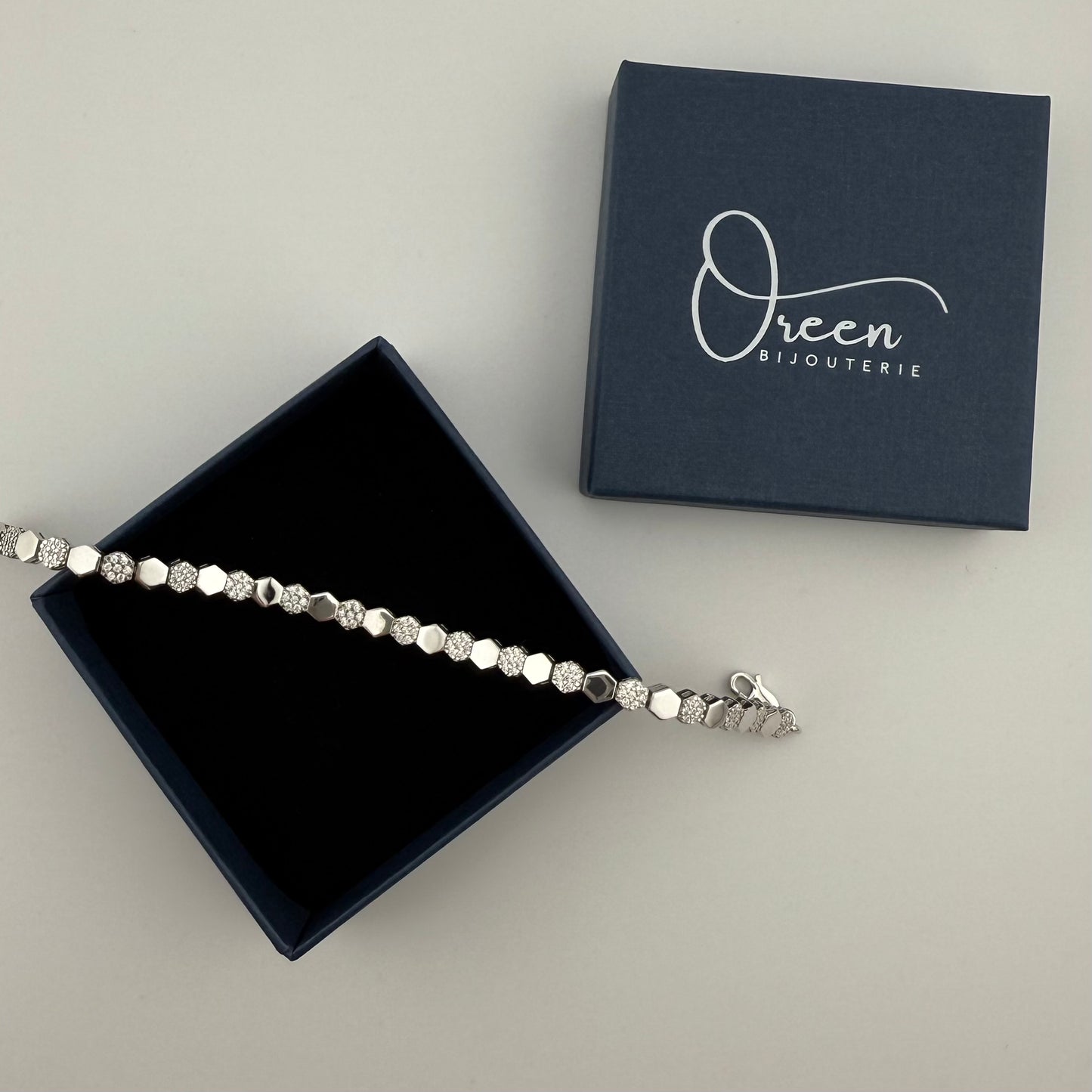 Bracelet en Argent 925 et Argent Dorée