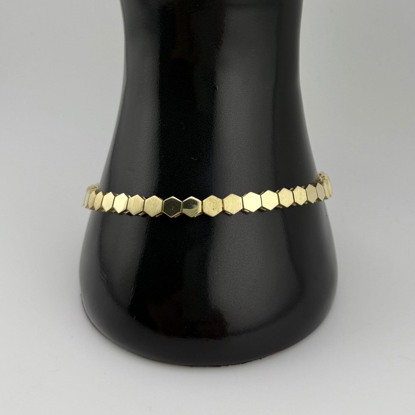 Bracelet hexa géométrique en Argent 925 et Argent Doré