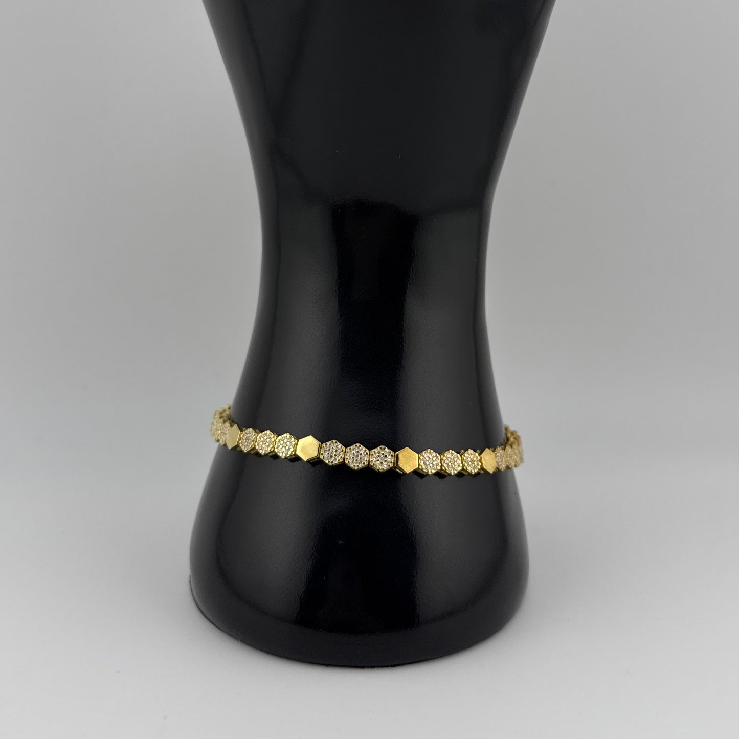 Bracelet en Argent 925 et Argent Dorée