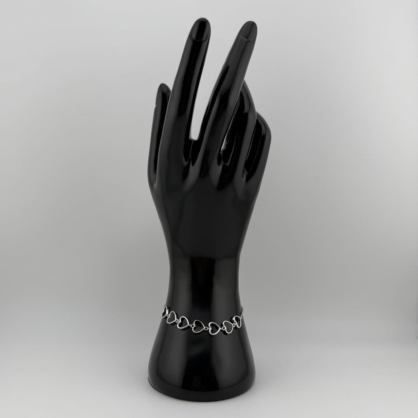 Bracelet cœurs entrelacés en Argent 925