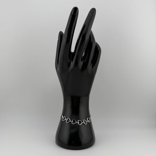 Bracelet cœurs entrelacés en Argent 925 Oreen