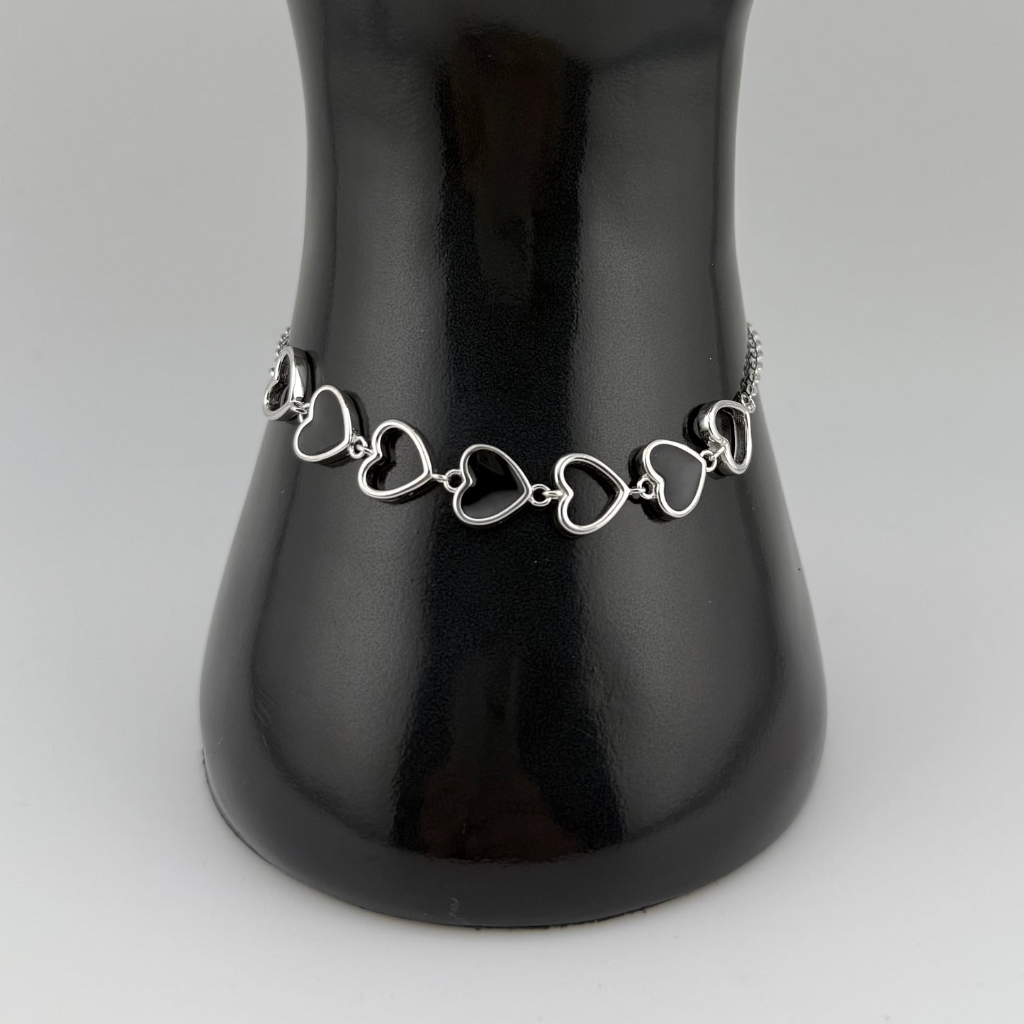 Bracelet cœurs entrelacés en Argent 925