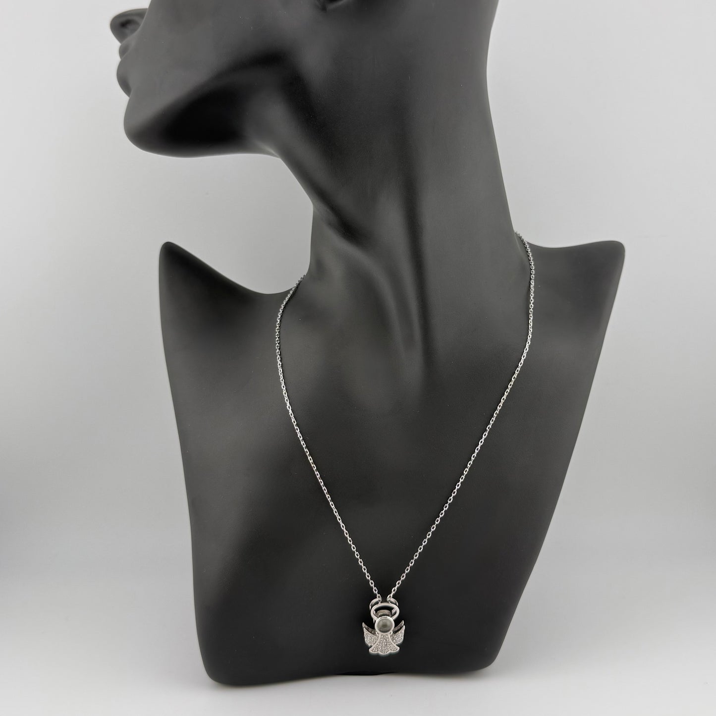 Collier ange gardien "Je t'aime en 100 Langues" en Argent 925
