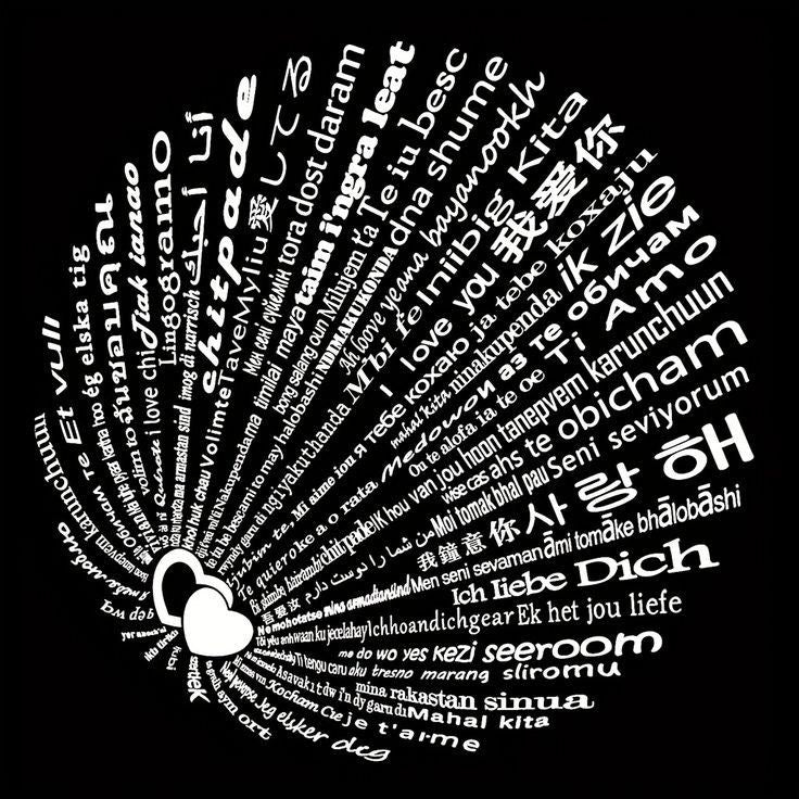 Collier ange gardien "Je t'aime en 100 Langues" en Argent 925 Oreen