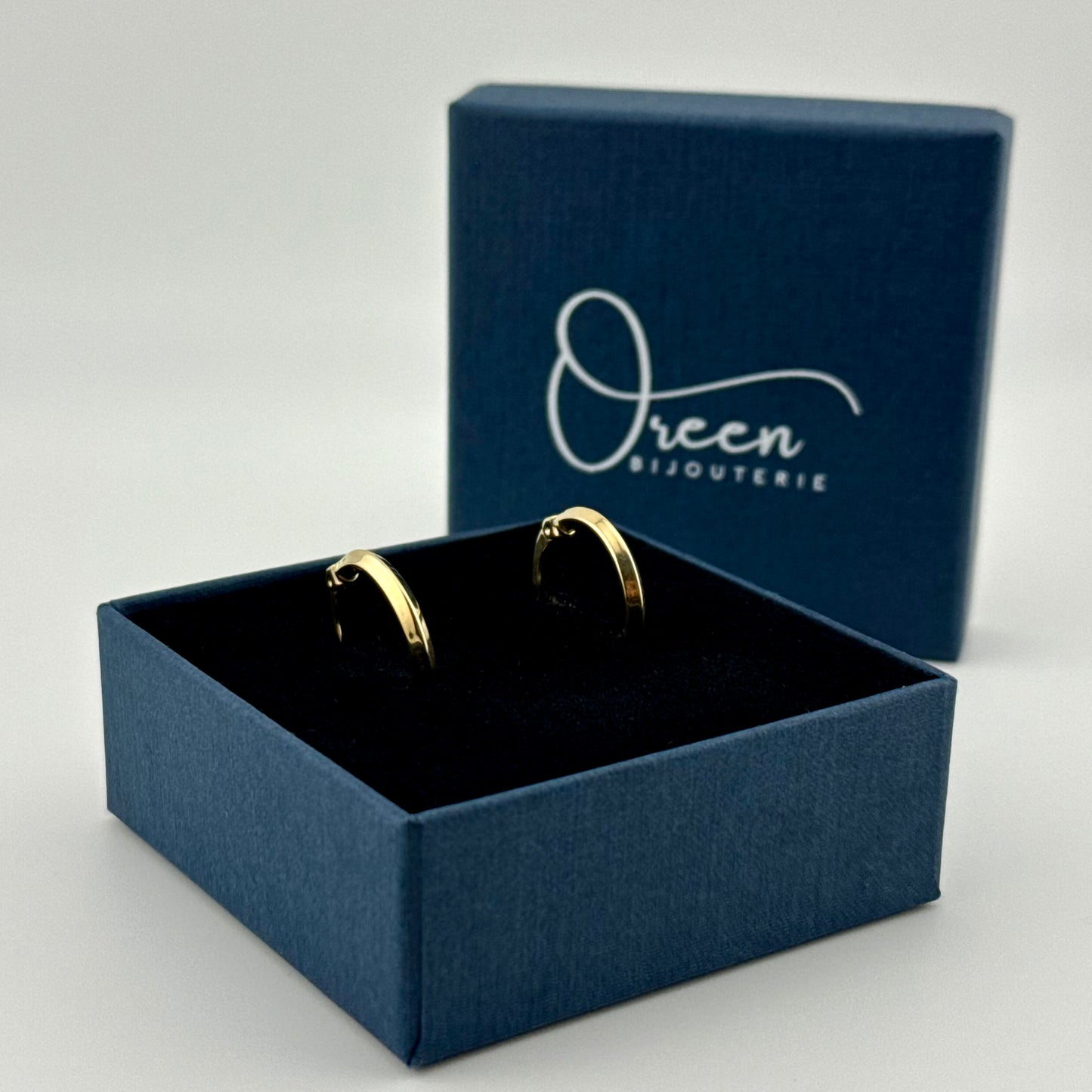Boucles d'oreilles créoles en Or 750 (18 carats)