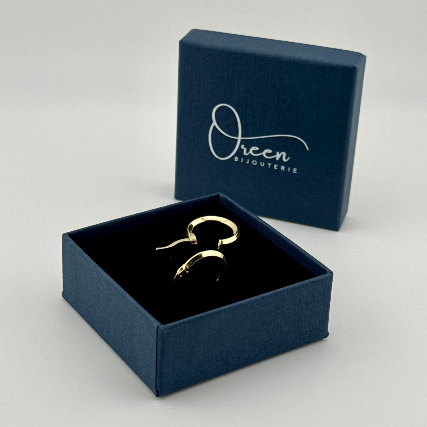Boucles d'oreilles créoles en Or 750 (18 carats)