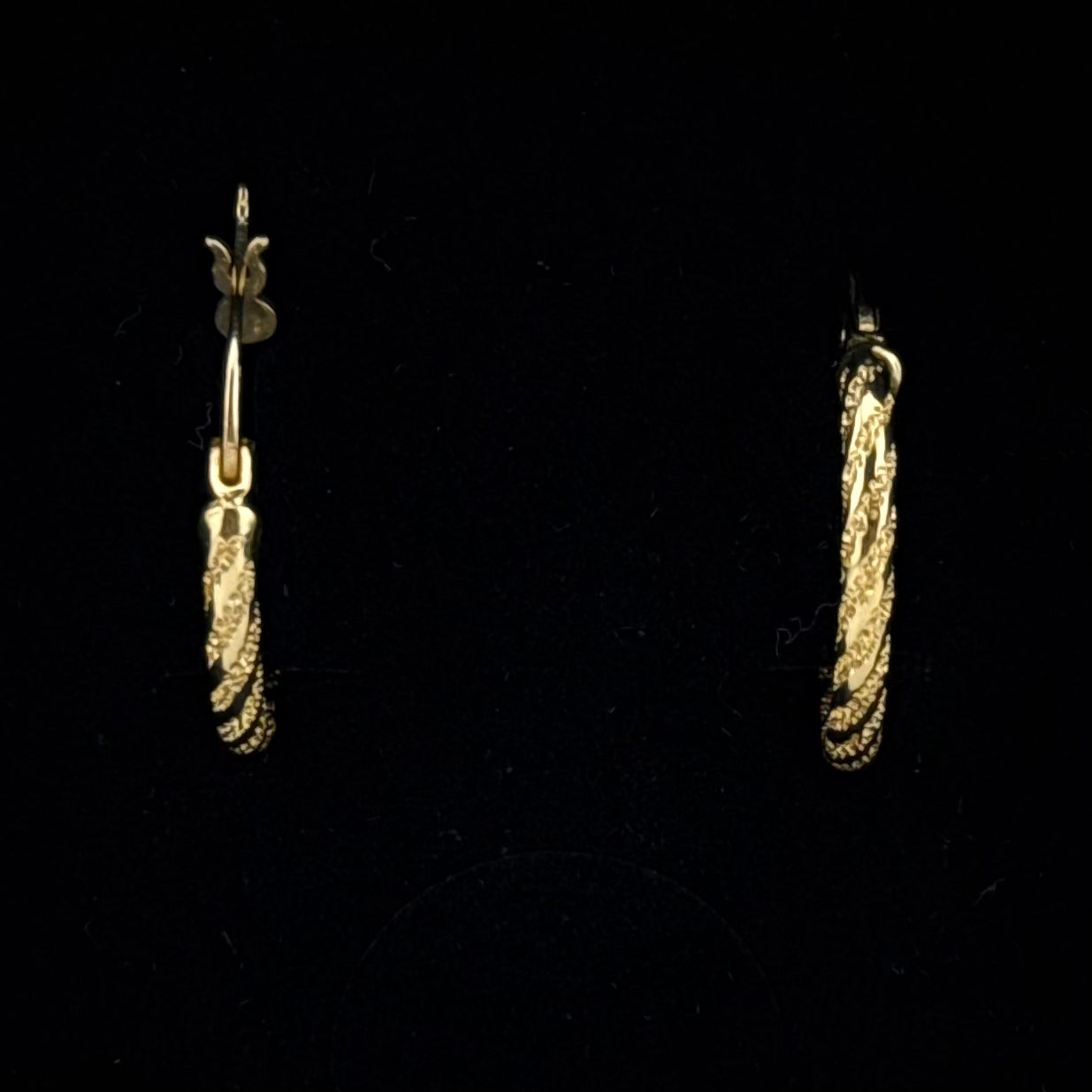 Boucles d'oreilles créoles en Or 750 (18 carats)