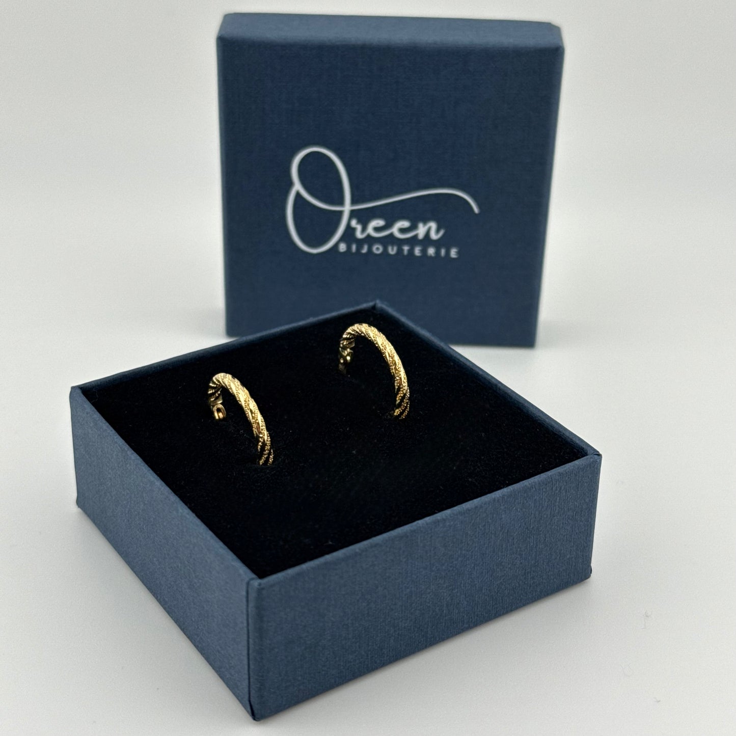 Boucles d'oreilles créoles en Or 750 (18 carats) Oreen