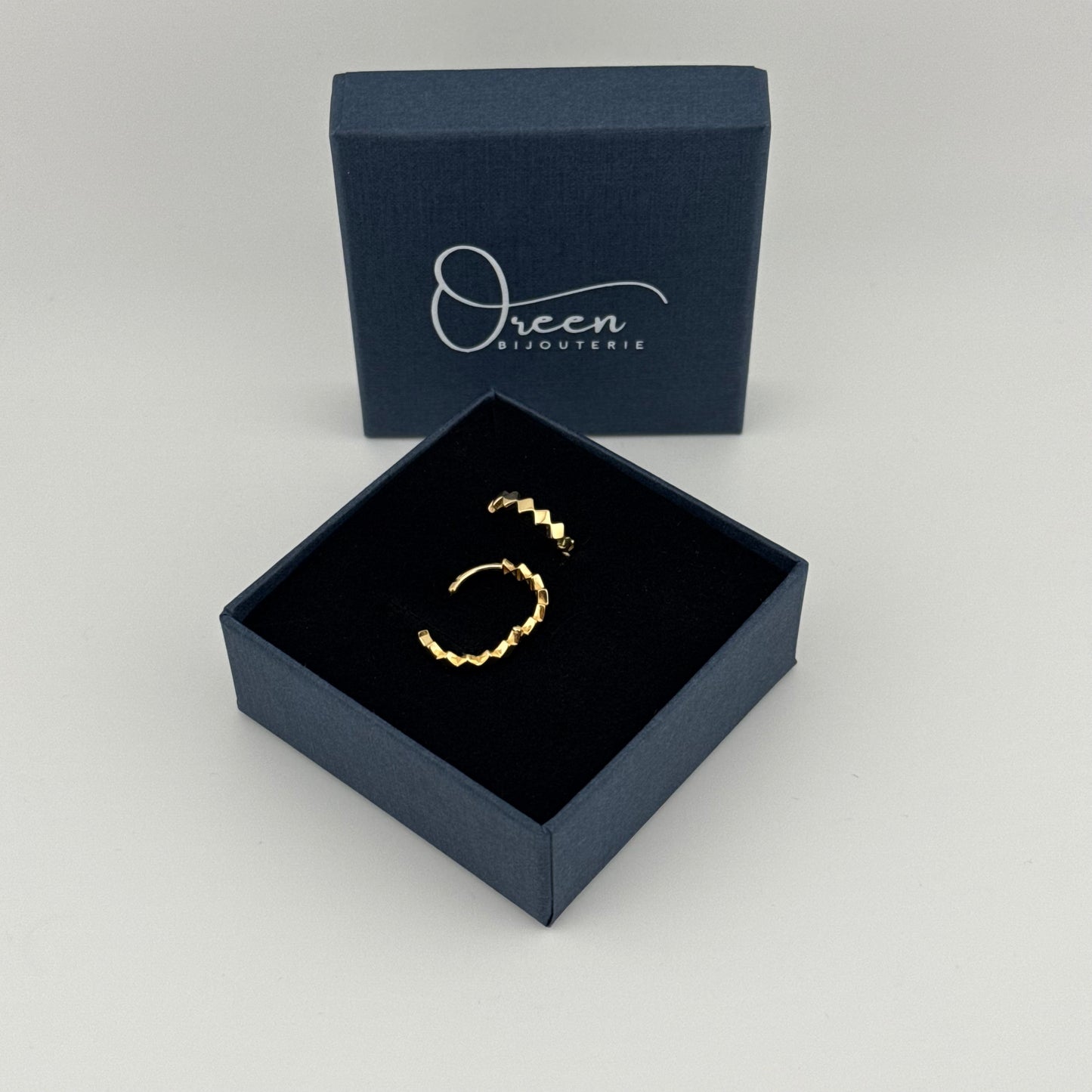 Boucles d'oreilles créoles en Or 750 (18 carats)