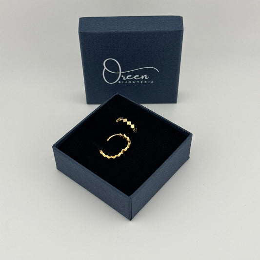Boucles d'oreilles créoles en Or 750 (18 carats) Oreen
