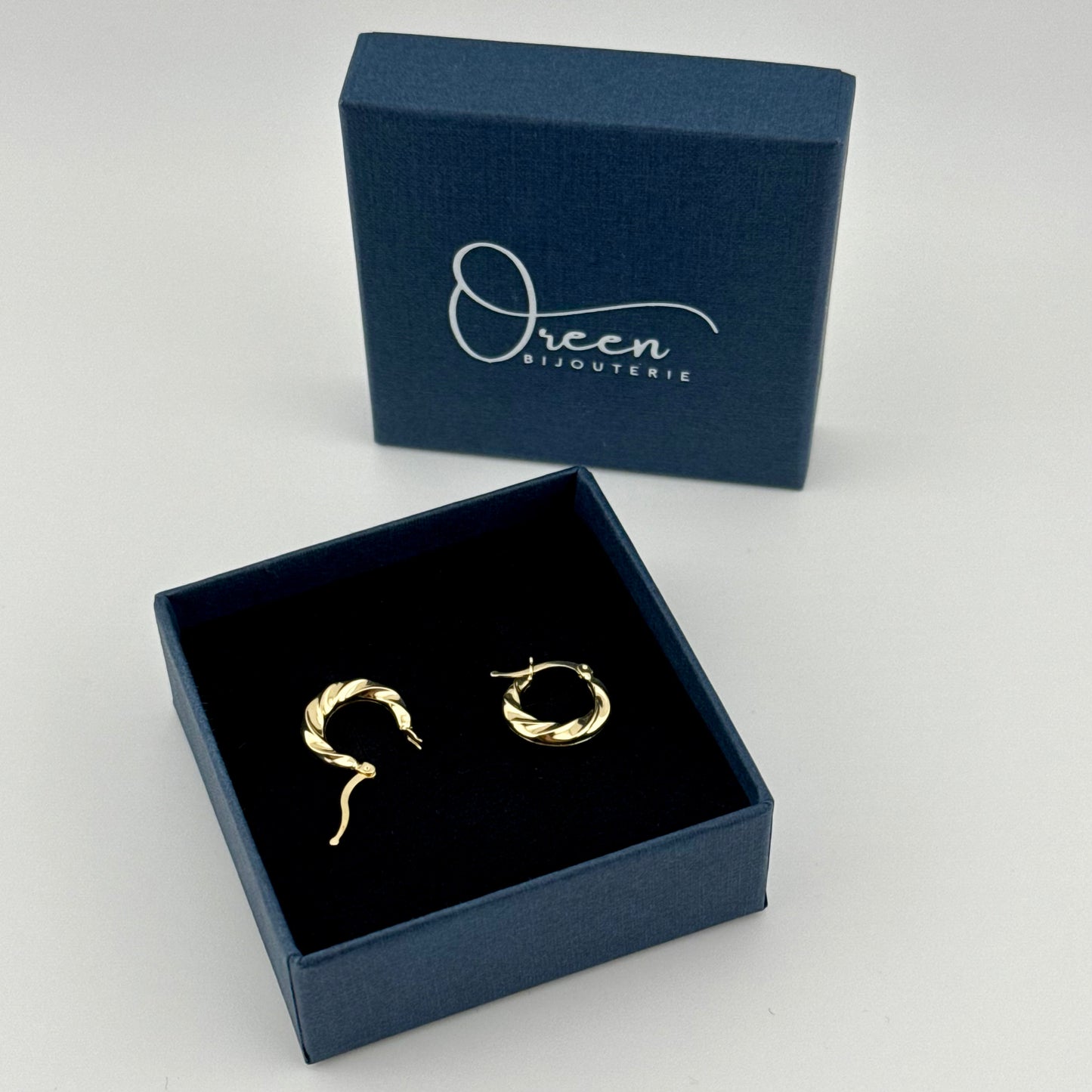 Boucles d'oreilles créoles en Or 750 (18 carats) Oreen