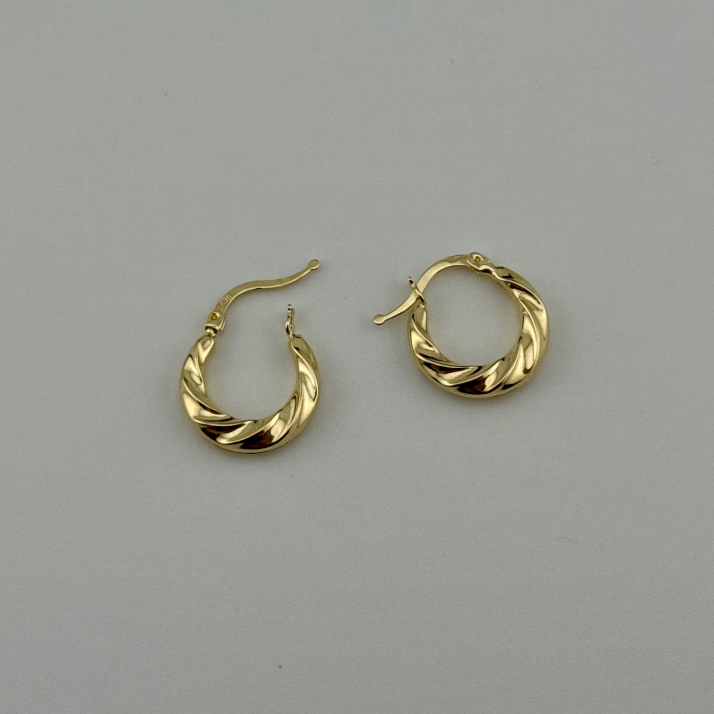 Boucles d'oreilles créoles en Or 750 (18 carats)
