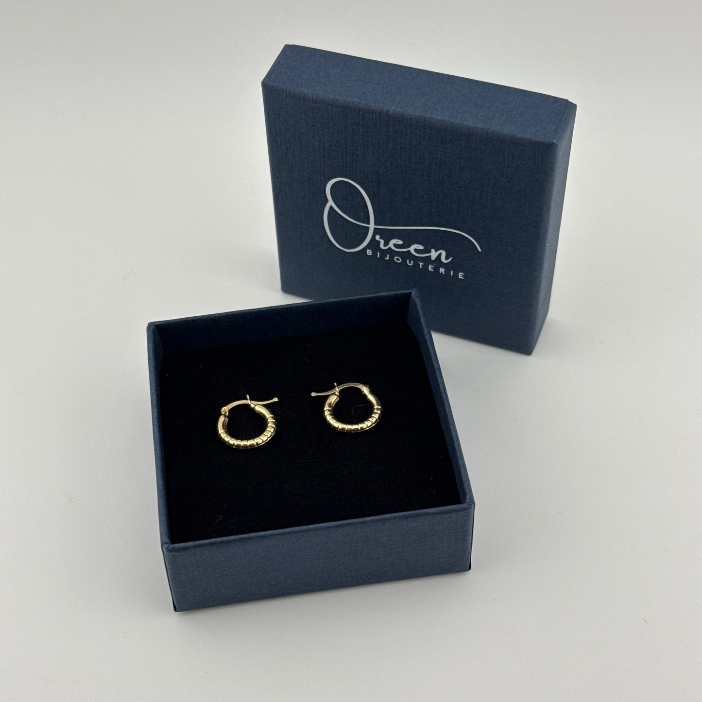 Boucles d'oreilles Créoles en Or 750 (18 carats) Oreen