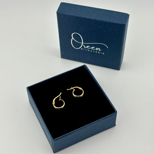 Boucles d'oreilles créoles en Or 750 (18 carats) Oreen