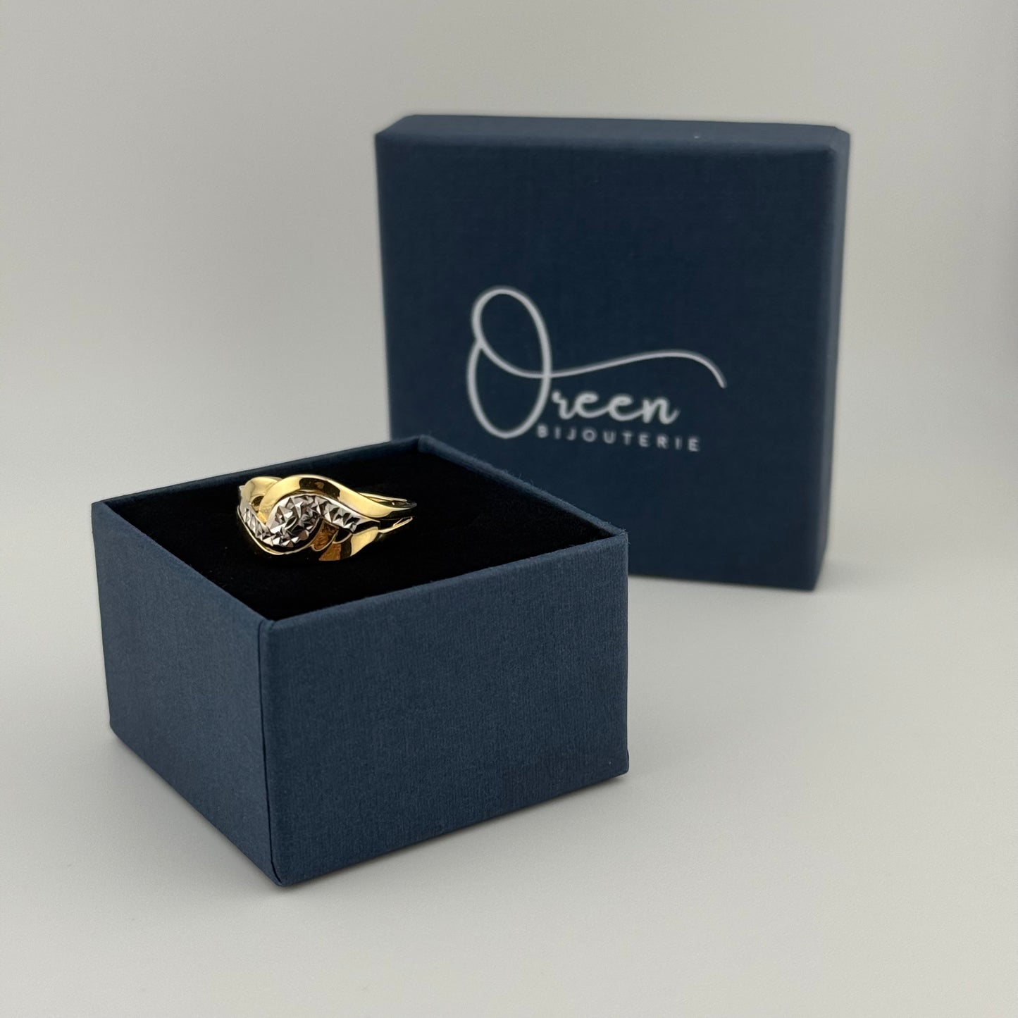Bague en Or 750 Bicolore (18 carats) Oreen