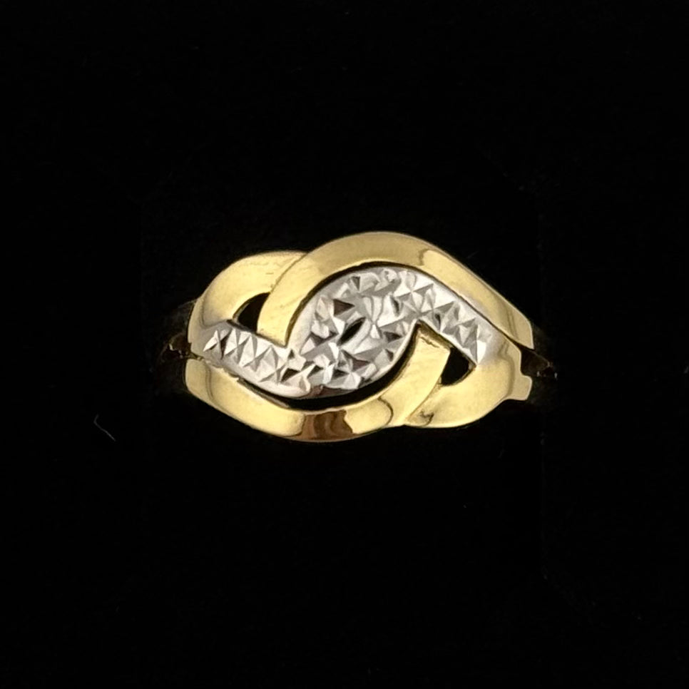 Bague en Or 750 Bicolore (18 carats)
