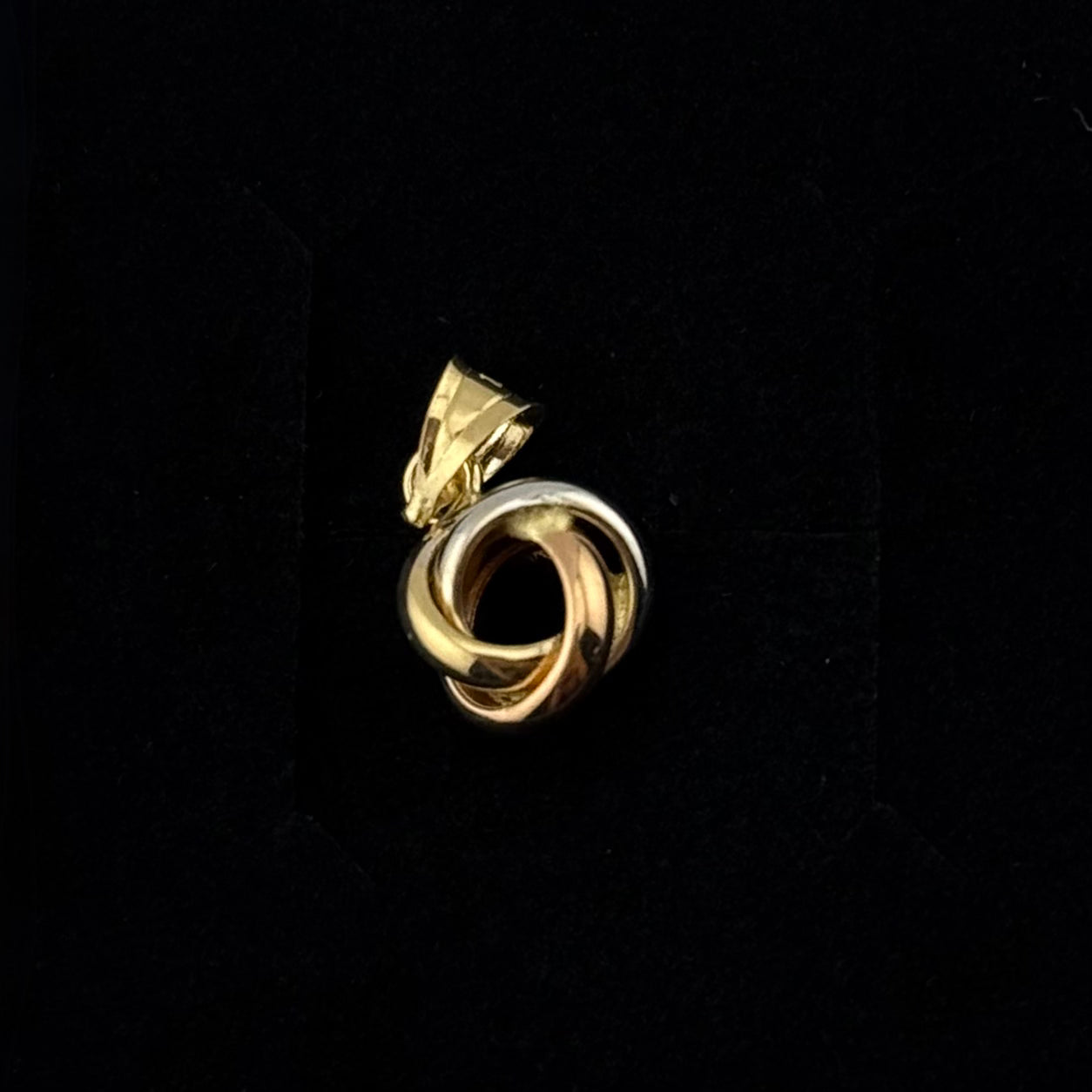 Pendentif bicolore en Or 750 (18 carats)