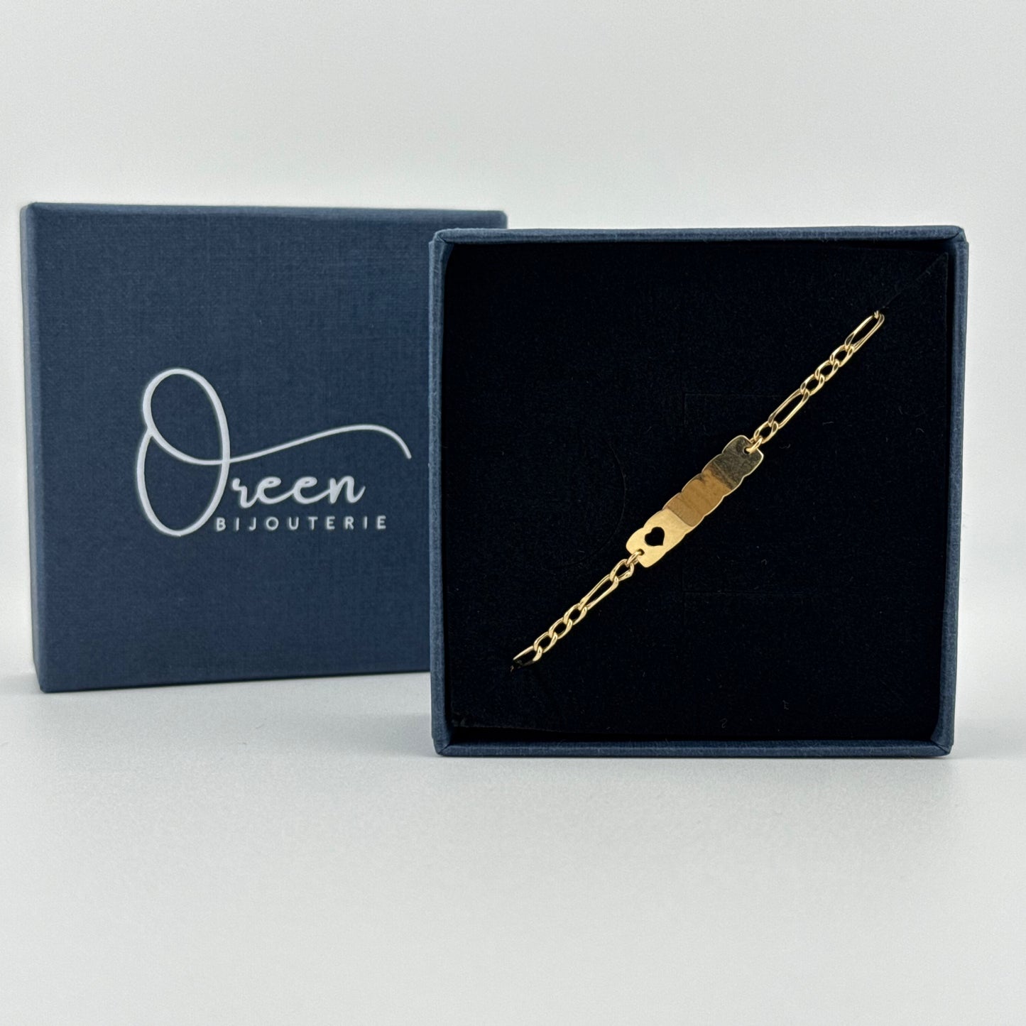 Bracelet gourmette en Or 750 (18 carats)