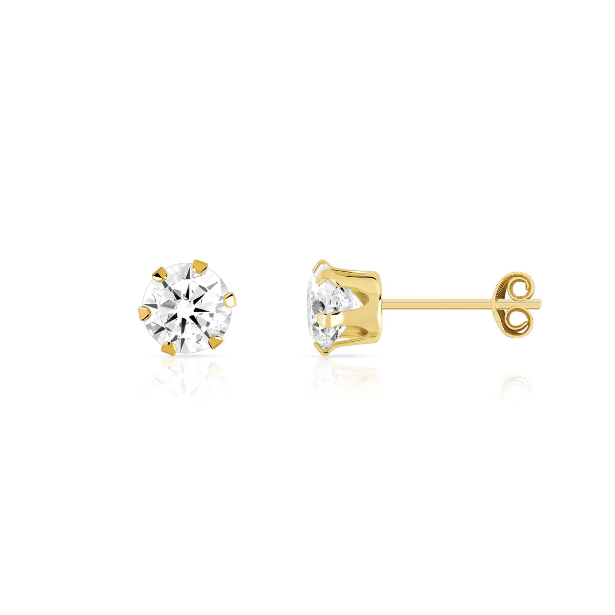 Boucles d'oreilles or 750 jaune