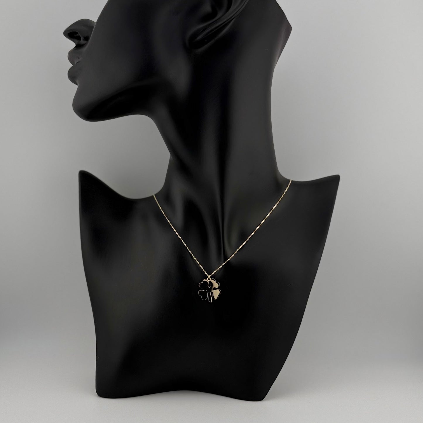 Collier trèfle à quatre feuilles en Or 750 (18 carats)