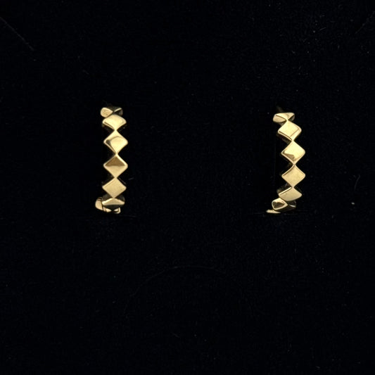 Boucles d'oreilles créoles en Or 750 (18 carats)