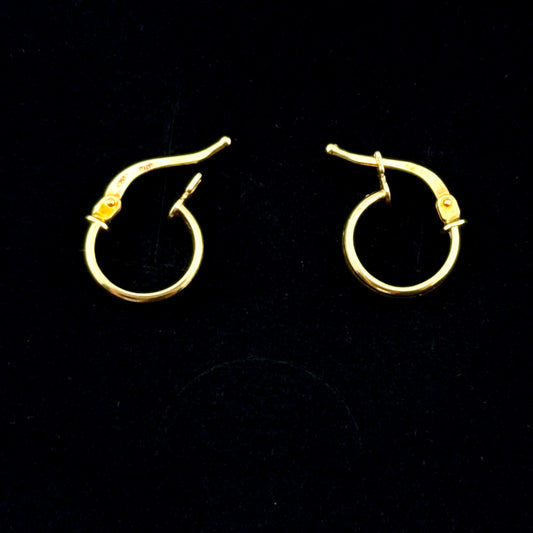 Boucles d'oreilles créoles en Or 750 (18 carats)