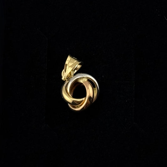 Pendentif bicolore en Or 750 (18 carats)