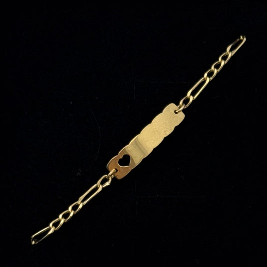 Bracelet gourmette en Or 750 (18 carats)