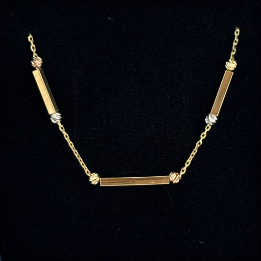 Bracelet bicolore en Or 750 (18 carats)